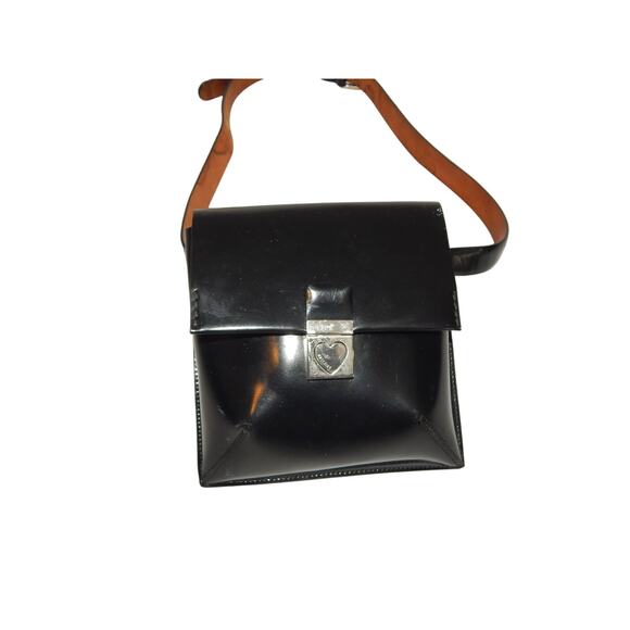 Moschino Patent Leather Waist Handbag 28 - Picture 1 of 7